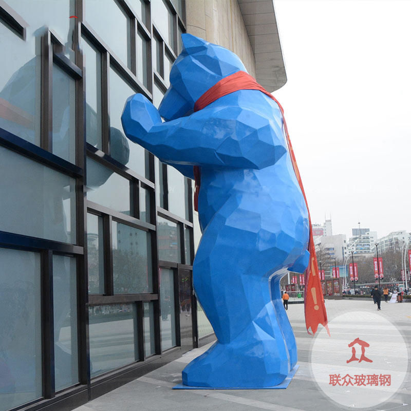 玻璃鋼彩色幾何梅花鹿雕塑園林景觀草坪裝飾小區(qū)售樓部動(dòng)物大擺件