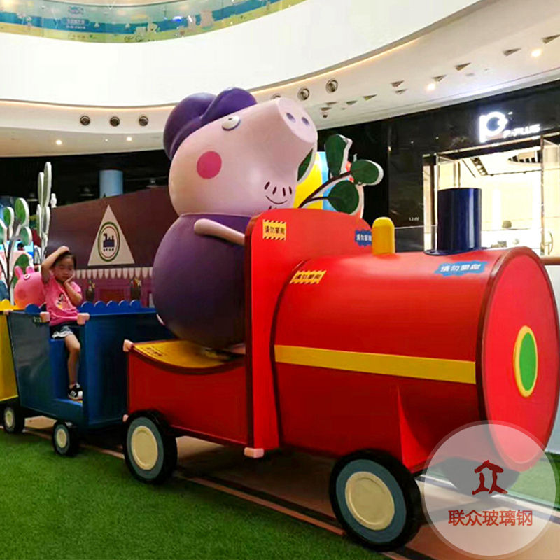 玻璃鋼雕塑卡通公仔大型戶外動物鳥造型商業(yè)美陳吉祥物擺件