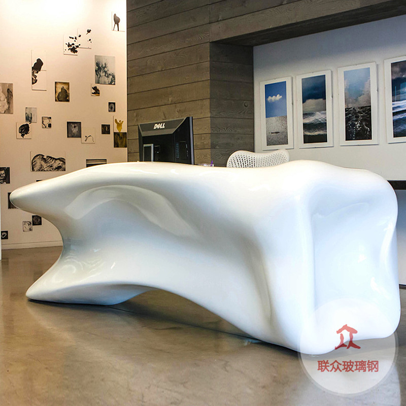 異形玻璃鋼公司前臺醫(yī)美培訓機構(gòu)接待臺酒店會所機場大廳服務柜臺