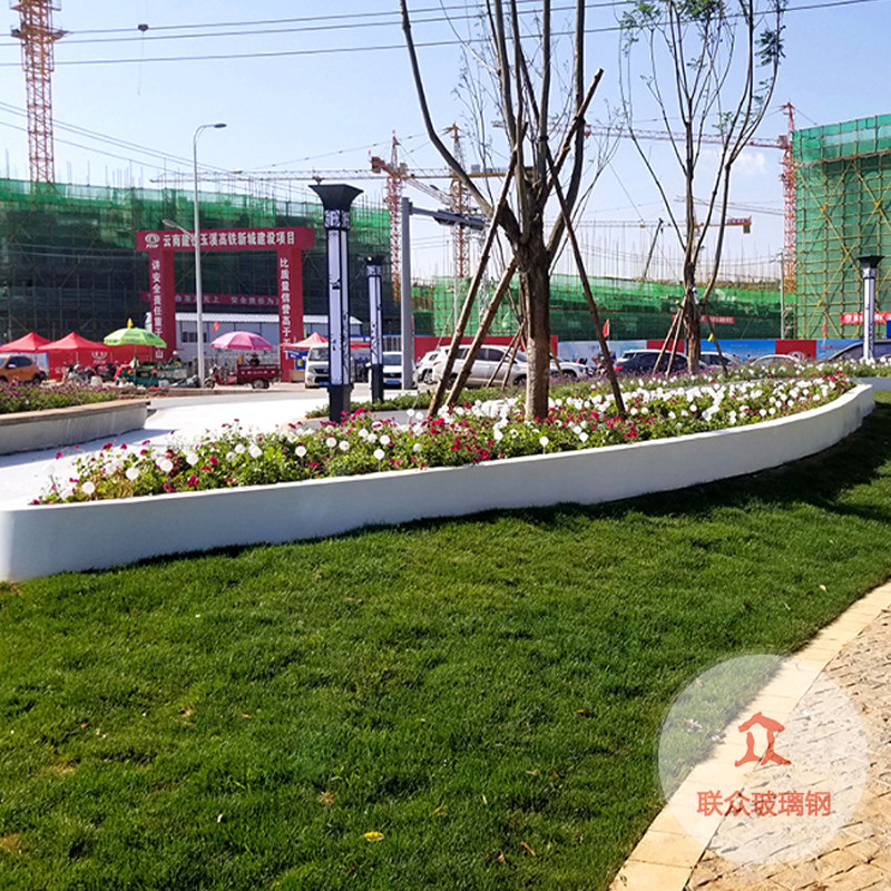 玻璃鋼休閑椅圓弧形組合休息長(zhǎng)條坐凳戶(hù)外公園學(xué)校樹(shù)池可定制座椅