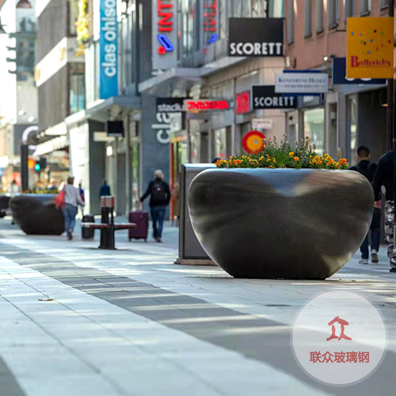 玻璃鋼長(zhǎng)條弧形休閑座椅戶外景觀異形坐凳公園綠化纖維樹(shù)池坐凳